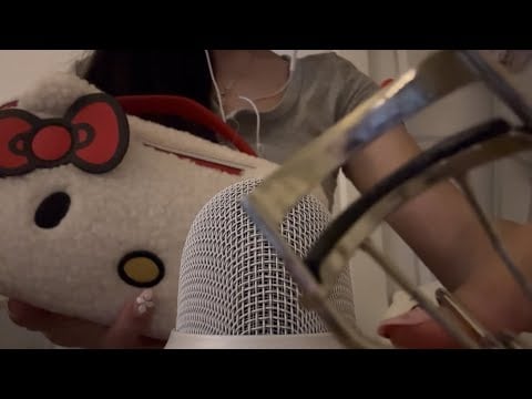 asmr doing your makeup on screen (+overlay sounds) 