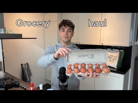 I Made A Grocery Haul ASMR video🛒 (whispered)