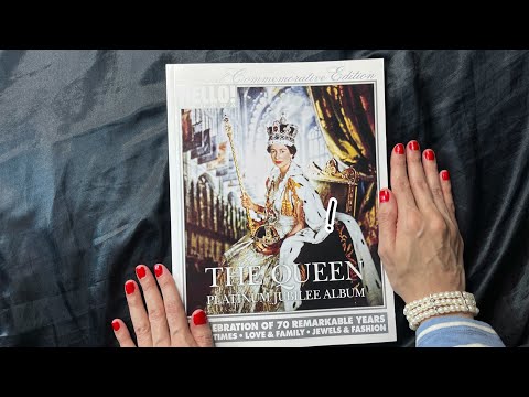 ASMR Magazine Page Turning , Soft Spoken Flip Through , Whisper! - Royal Jubilee 2022