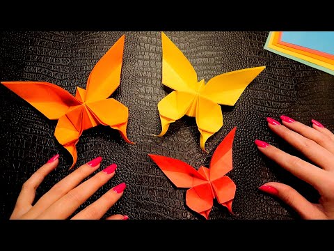 Origami Paper Butterfly 🦋 ASMR Whisper