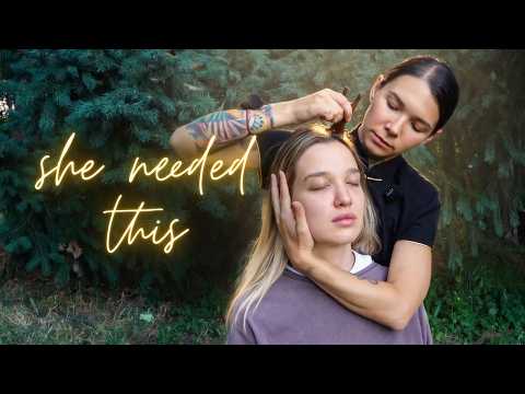 ASMR forest walk, nostalgia & soul touch therapy for my friend