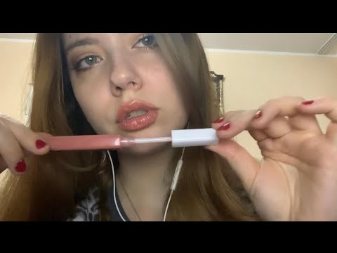 ASMR | Applying Lip Gloss & Lip Balm💟