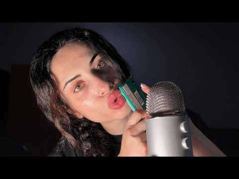 ASMR Almost No Talking Mouth Sounds & Gum Chewing