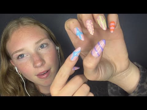 ASMR Talking about my nails
