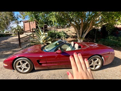Tapping & Scratching on a Corvette (ASMR)