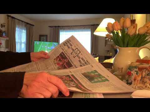 ASMR Super Bowl: Reading the Sports Section. Soft Spoken 🏈