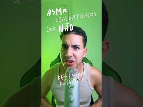 ASMR com gatilhos que NÃO deveriam existir ❌ #asmr
