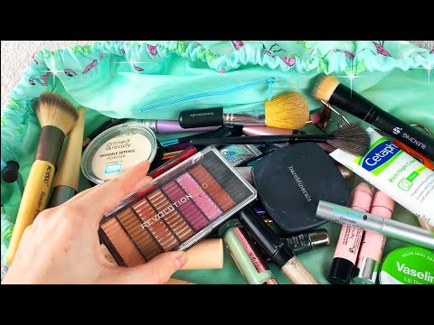 ASMR Makeup Bag Show and Tell (Whispered)