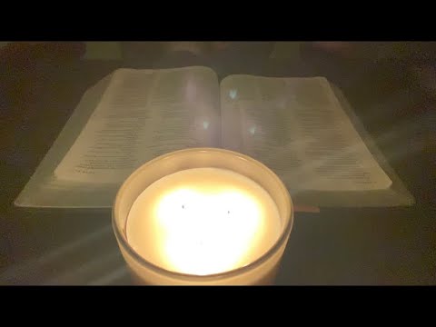 Christian ASMR Bible Reading Psalms | Slow Hand Movements for Sleep