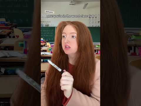 pov: you’re in the worst class ever #school #asmr #teacher