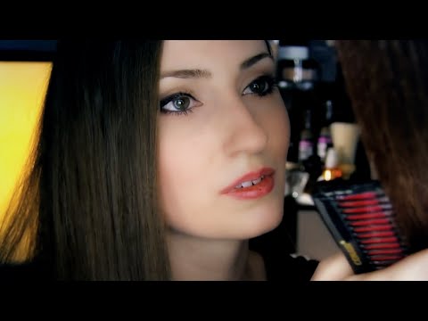 FemSpa Rerelease: Hair Updo, Make Up & Eyelash Extensions Role Play ASMR