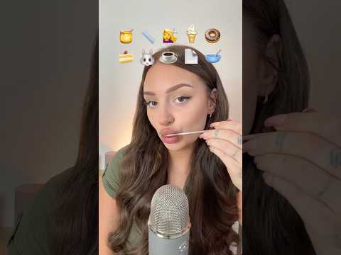 EMOJI CHALLENGE #asmr #tingles #triggersforsleep #asmrtingles #relax #triggertime #asmrtriggers