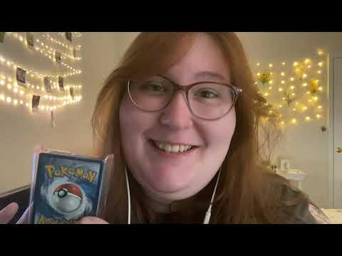 ASMR | Pokemon Deck Opening | Crinkly Sounds, Card Sounds | Requested Video