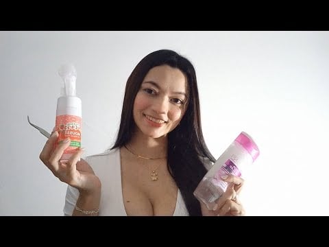 ASMR - LIMPEZA DE PELE🥰✨️ (Extração De Cravinhos E Sons De Luvas) 