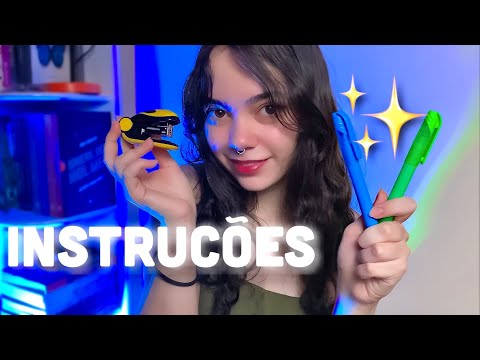 ✨ASMR | Siga minhas instruções para dormir✨