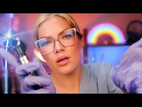 ASMR Ultimate Ear Exam 👂 Otoscope, Ear Tapping & Up Close Inaudible Ear to Ear Whispers for Sleep