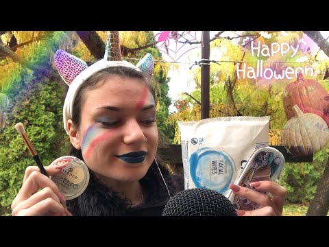 |MAGYAR ASMR| Halloweeni Sminket Kapsz (roleplay)