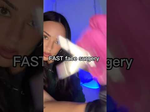 hold still, you need this face surgery 🤡✂️ #asmr #fastandaggressiveasmr #fastasmr #asmrsounds #fyp