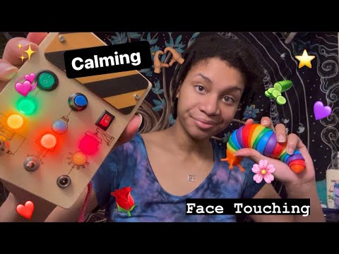 ASMR - Calming Face Touching Affirmations & Positivity