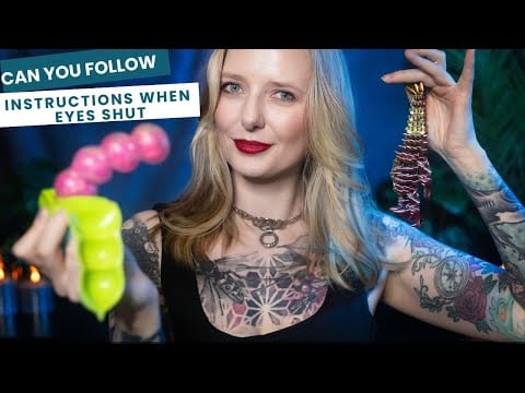 Can You Follow Instructions With Your Eyes Closed?