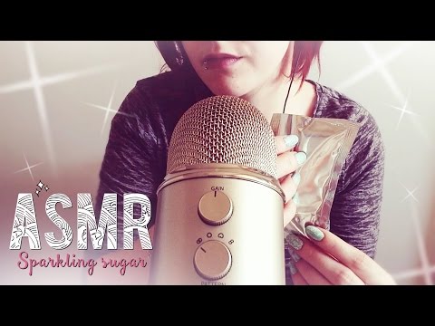 ASMR Français ~ Sparkling sugar [Mouth sounds] / Sucre pétillant *