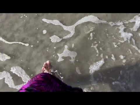 ASMR Walking Meditation on the Beach 🌺 First Person View of the Ocean.