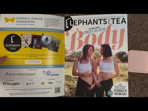 ASMR Flipping Through Elephants And Tea - December 2022 Issue | (No Talking)