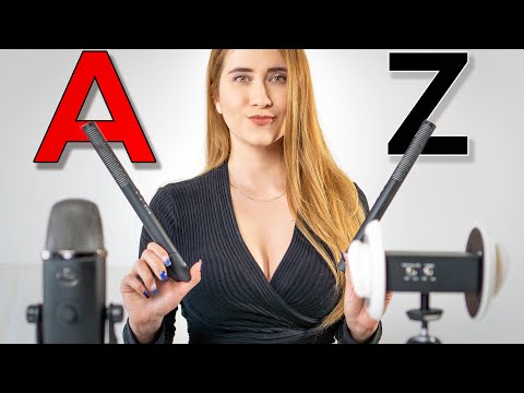 ASMR de la A a la Z para que DUERMAS, EL MEJOR ABECEDARIO DEL SUEÑO | ASMR Español | Asmr with Sasha