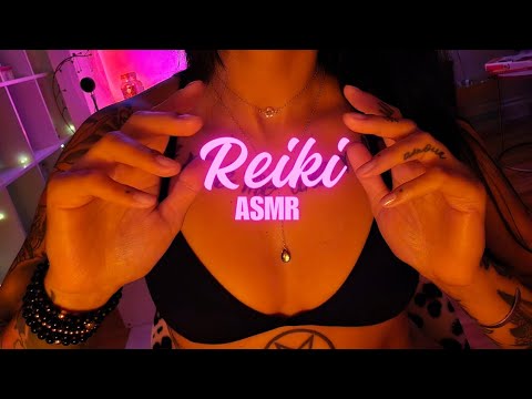 Reiki ASMR l finger fluttering l hand movements l no talking