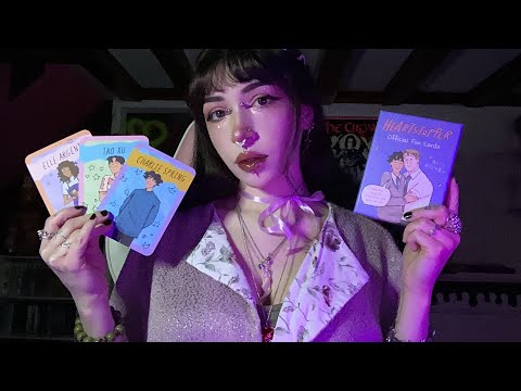 Reading Heartstopper Cards to You ASMR | Tracing, Tapping, Whispering