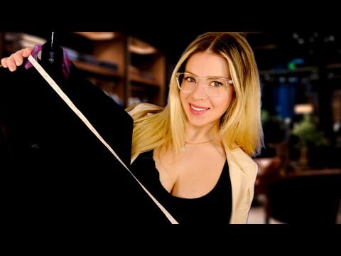 ASMR MEN'S LUXURY SUIT TAILORING, FITTING AND MEASURING EXPERIENCE