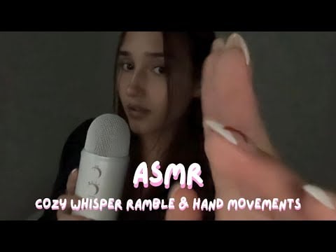 ASMR | Clicky Whispers & Hand Movements (tingly!!)