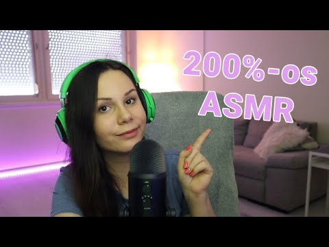 [Magyar ASMR] ⚡ 200%-os sebességű ASMR + szájhangok echo-val ⚡