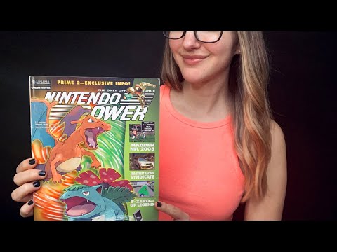 ASMR Nintendo Power Magazine l Soft Spoken, Video Game ASMR