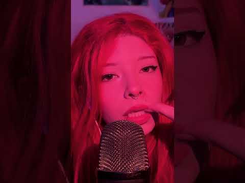 teeth tapping and mouthsounds ASMR SHORT video! #tingles
