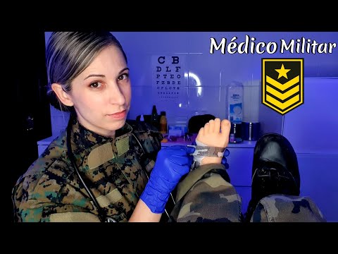 ASMR Clínica Militar | Médico te Examina y Cura | Roleplay español | SusurrosdelSurr