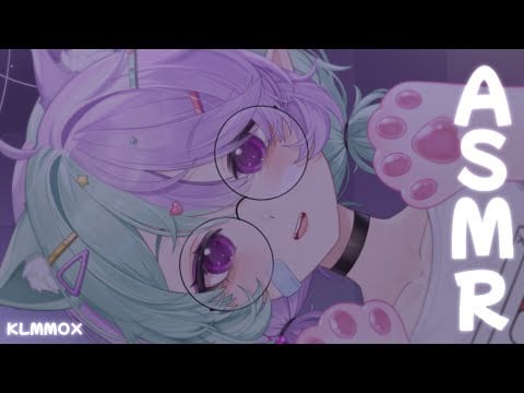 Kitty girl makes sounds for your ears | ASMR 3DIO