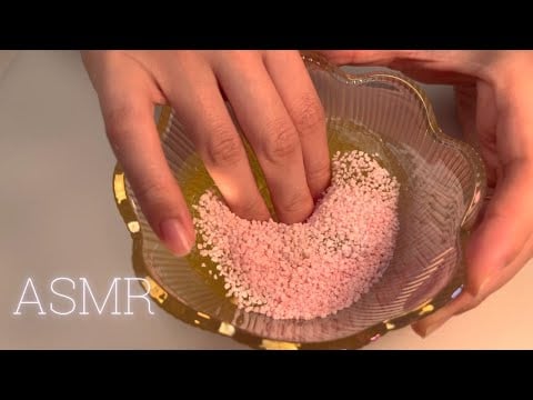 ASMR | Tingly Relaxation ✨ Slime Mixed with Sand & Gel for Deep Sleep