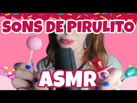 [ASMR] SONS DE PIRULITO/SONS DE BOCA MOLHADOS (VÍDEO PERSONALIZADO PARA ROBSON)