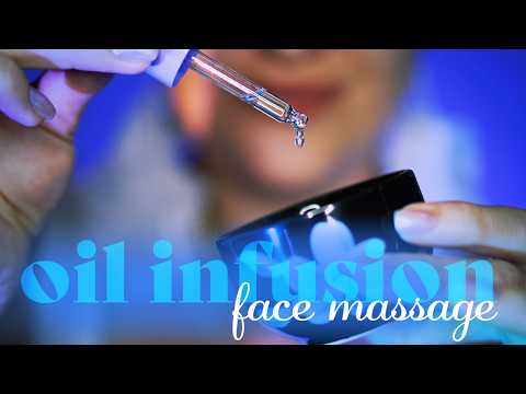 ASMR ~ Oil Therapy Massage~ Face Massage & Spa, Personal Attention, Closeup, Layered Sounds