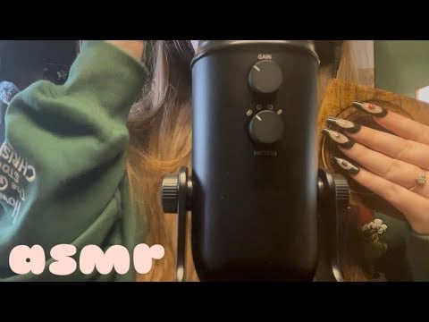 ASMR || Slow & Gentle Triggers (Mostly Tapping & Scratching)