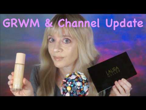 ASMR Gum Chewing GRWM & Channel Update | Whispered Chit Chat
