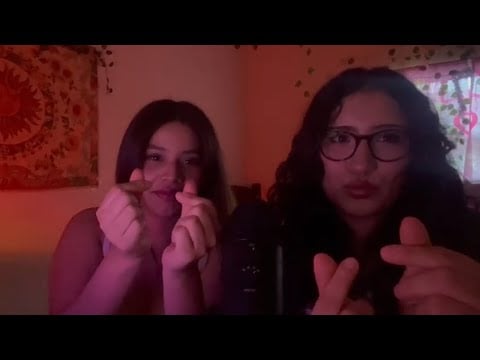 ASMR MI AMIGA HACE ASMR POR PRIMERA VEZ Y TE MAQUILLAMOS PARA UNA FIESTA (sale mal) 