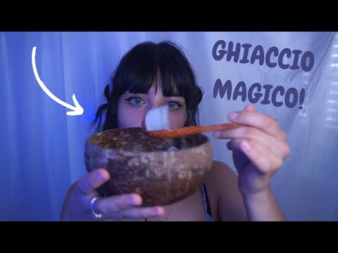 ASMR da guardare se hai CALDO e non riesci a dormire (ice sounds)