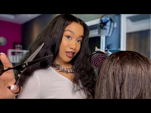 ASMR Jersey Girl Does Your Hair ✂️ 💆‍♀️ ASMR Haircut Role-play | Jersey Accent Soft-spoken