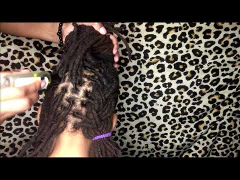 Hairplay Dreads ASMR | Scalp Tracing | Scalp Oiling