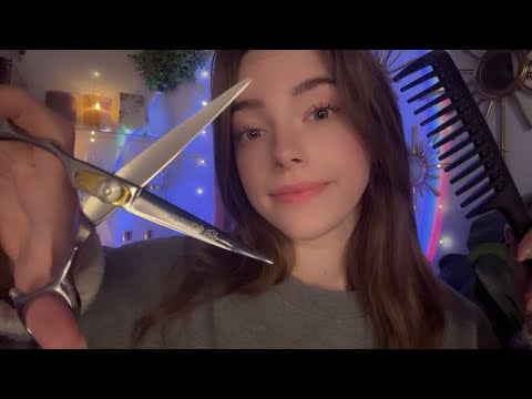 ASMR | Barbershop Roleplay + Inaudible Whispers💈✂️