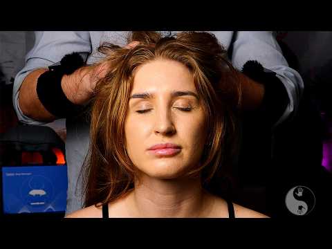 Seated Neck & Scalp Massage for Tension Release (Headache, Stress & Deep Relaxation)