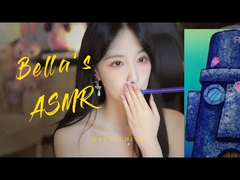 【贝拉小姐姐 ASMR】吸管，颅内高潮