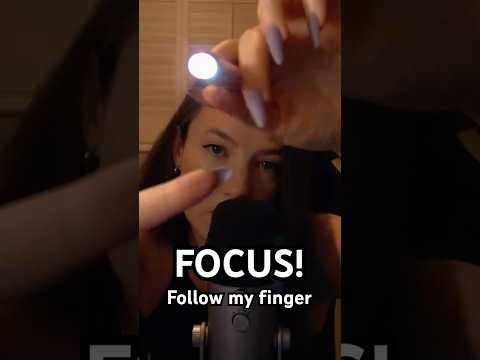 ASMR ♡ Focus | Follow My Finger  #asmr  #asmrtriggers  #relax #focus